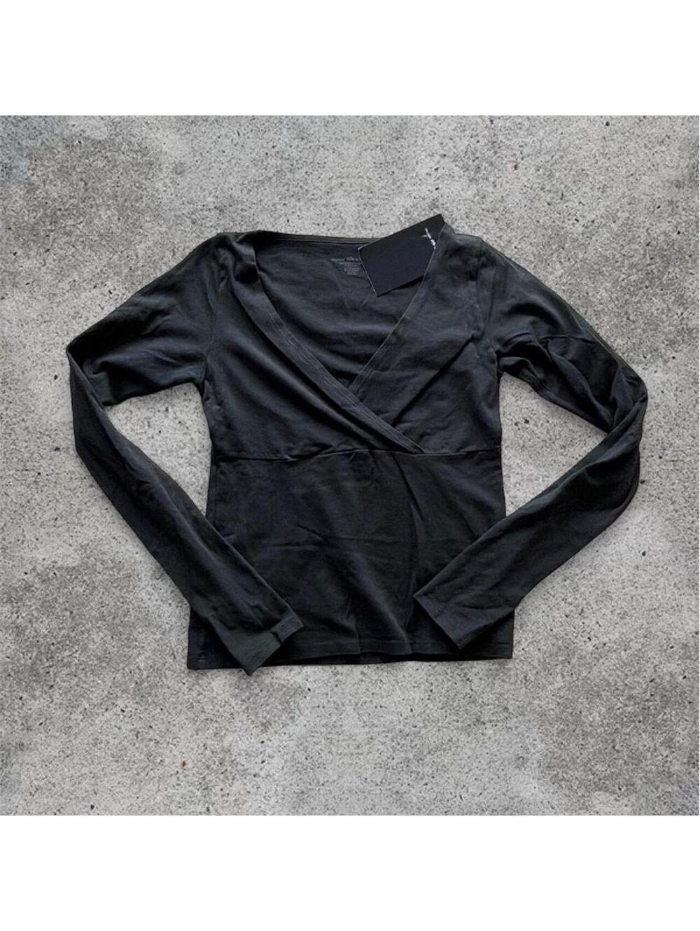 Brandy Melville black long sleeve amara top